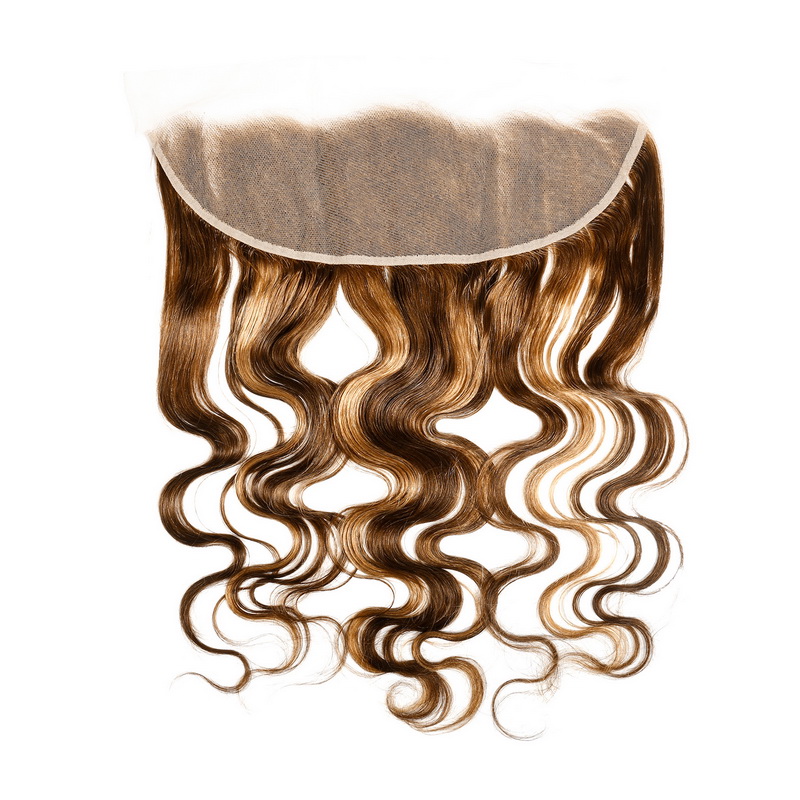 Stema Highlight #4/27 Body Wave 13x4 Transparent Lace Frontal Virgin Hair